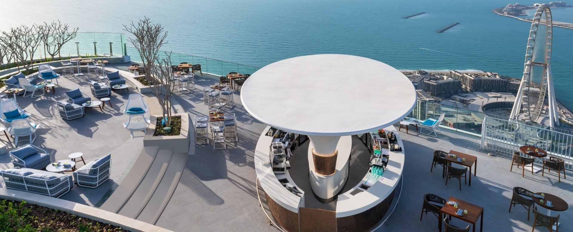 Zeta 77 Arabian Gulf Restaurant in Palm Jumeirah | Address Hotels